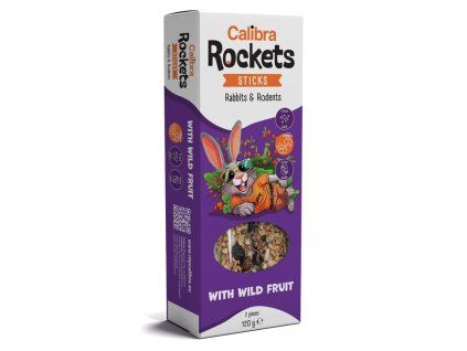 Calibra Rockets Sticks Wild Fruit 120g