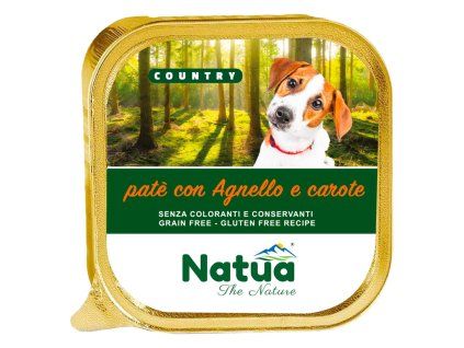 Natua Country Dog paté Lamb 100g