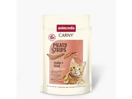 Animonda Carny Meaty Strips Huhn + Rind 50g
