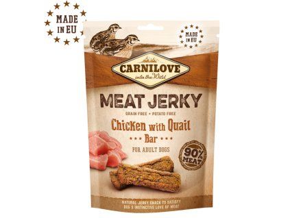 Carnilove Meat Jerky Chicken with Quail 100g