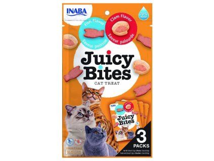 Inaba Juicy Bites Fish Clam 3x11,3g