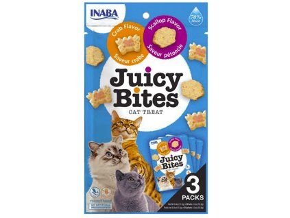 Inaba Juicy Bites Krab a hrebenatka 3x11,3g