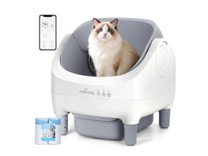 Smart toaleta Nobleza pre mačku - automatický otvorený záchodík SL03