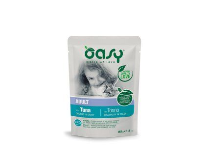 Oasy Cat Chunks in Gravy Adult Tuna 85g