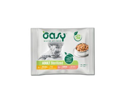 Oasy Cat Chunks in Gravy Multipack Sterilized 4x85g