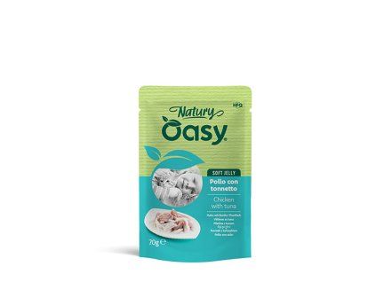 Oasy Cat Natury Soft Jelly Kuracie s tuniakom 70g