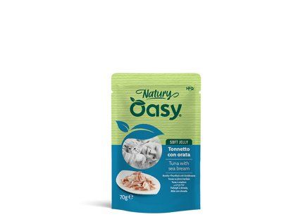 Oasy Cat Natury Soft Jelly Tuniak a pražma 70g
