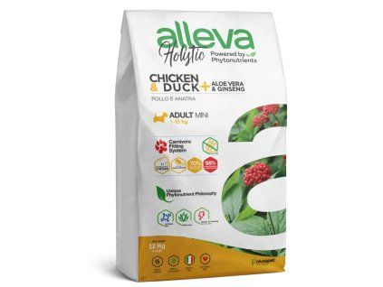 Alleva Holistic Adult Mini Chicken&Duck 12kg