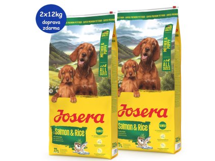 Josera Mother & Puppy All Size Salmon Rice 2x12kg SK