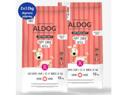 Aldog Puppy Junior Artica 2x12kg SK