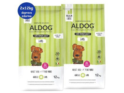 Aldog Adult Lamb Rice ML 2x12kg SK