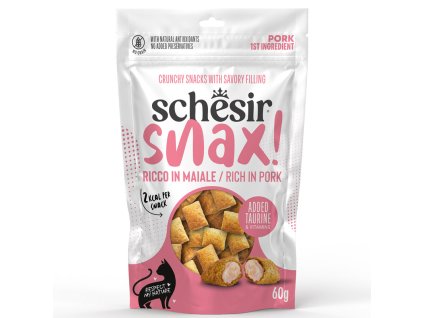 Schesir Cat Snax! Rich in Pork 60g