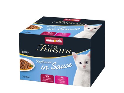 Animonda Vom Feinsten Raffinesse in Sauce Kitten Mega mix 24x85g