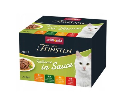 Animonda Vom Feinsten Raffinesse in Sauce Adult Mega mix 24x85g