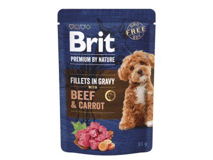 Brit Premium Fillets in Gravy Beef 85g