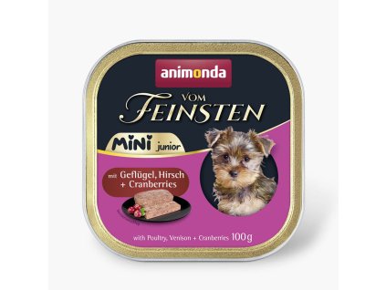 Animonda Vom Feinsten Junior Hydina a jelen 100g