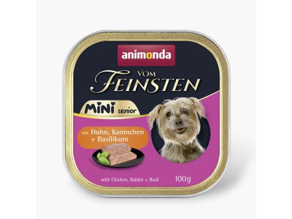 Animonda Vom Feinsten Senior Kura kralik bazalka 100g