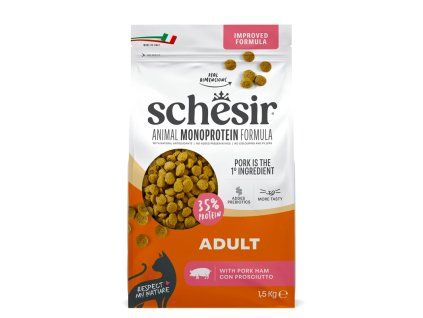Schesir Adult Animal Monoprotein Formula Pork 1,5kg
