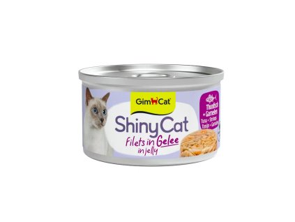 Gimcat Shinycat Tuna + shrimps in jelly 70g