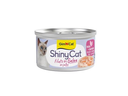 Gimcat Shinycat Chicken + shrimps in jelly 85g