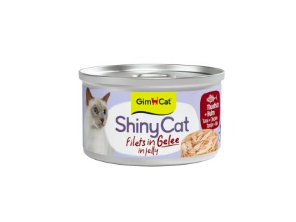 Gimcat Shinycat Tuna + chicken in jelly 85g