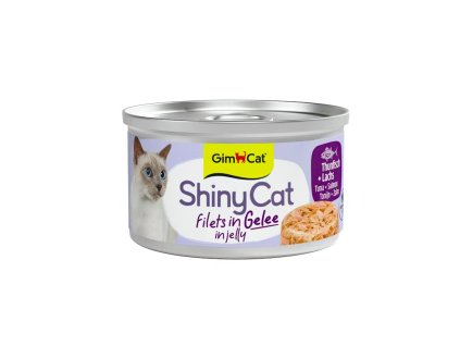 Gimcat Shinycat Tuna + salmon in jelly 85g