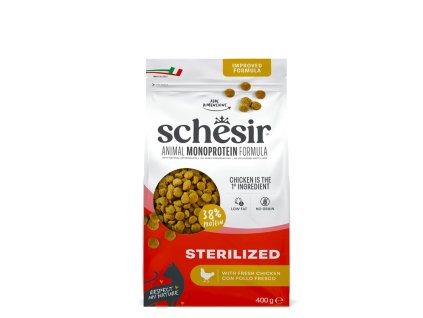 Schesir Adult Animal Monoprotein Formula Sterilized Chicken 400g