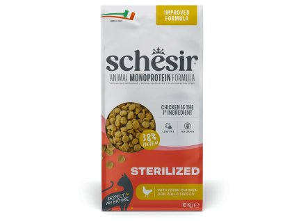 Schesir Adult Animal Monoprotein Formula Sterilized Chicken 10kg