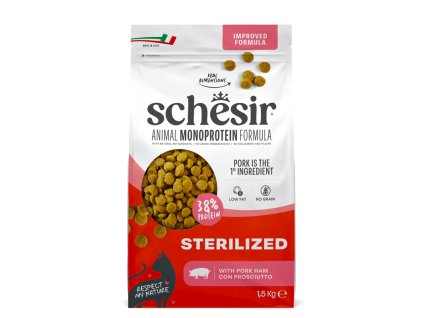 Schesir Adult Animal Monoprotein Formula Sterilized Pork 1,5kg
