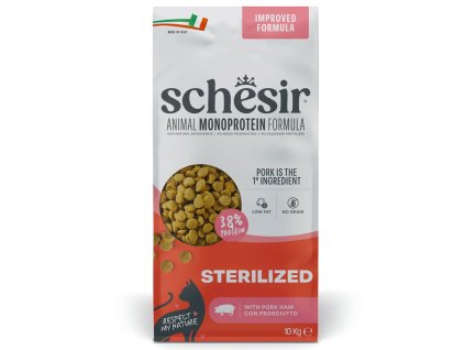 Schesir Adult Animal Monoprotein Formula Sterilized Pork 10kg