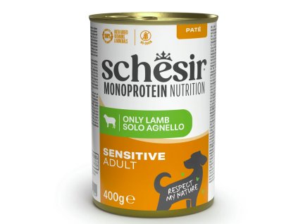 Schesir Dog Monoprotein Lamb 400g paté