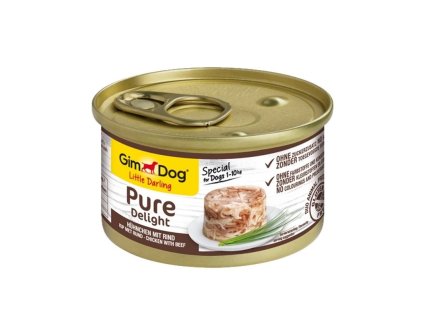 Gimdog Pure Delight Kura a hovadzie 85g
