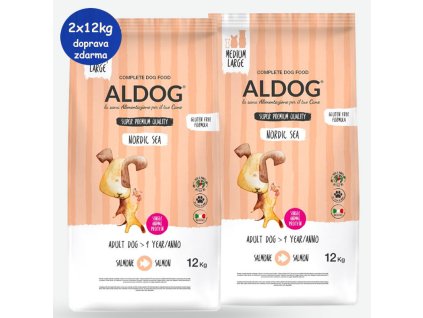 Aldog Adult Nordic Sea ML SK 2x12kg