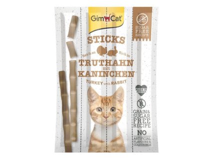 Gimcat Sticks Turkey+Rabbit 4x5g