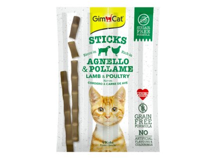 Gimcat Sticks Lamb+Poultry 4x5g