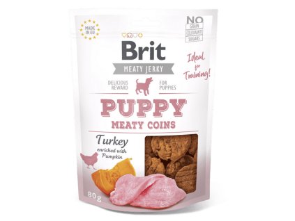 Brit Meaty Jerky Puppy Meaty Coins 80g