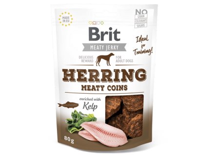Brit Meaty Jerky Herring Meaty Coins 80g