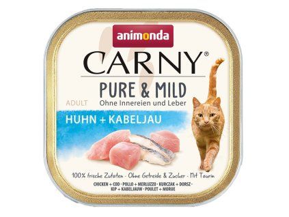 Animonda Carny Pure & Mild Adult - Kuracie + treska 100g