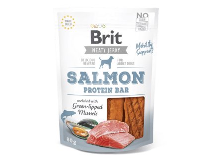 Brit Meaty Jerky Salmon & Chicken Protein Bar 80g
