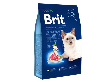 Brit Premium Cat Sterilized Lamb 8kg