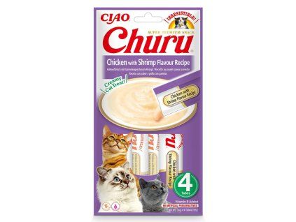 Inaba Cat Churu Kura a krevety 4ks