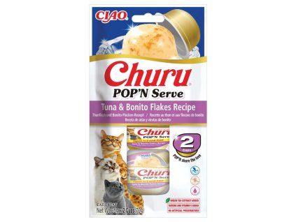 Inaba Cat Pop N Serve Tuniak a bonito 70g