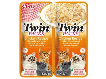 Inaba Cat Twin packs kuracie 80g
