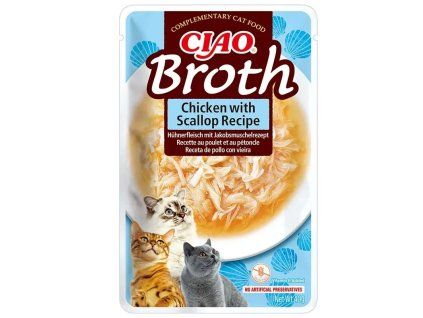 Inaba Ciao Broth Kura a hrebenatka 40g