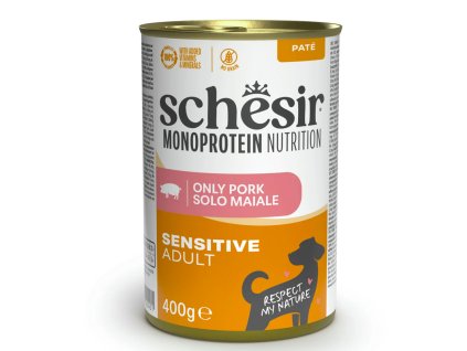 Schesir Dog Monoprotein Pork 400g paté