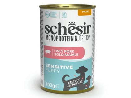 Schesir Puppy dog Monoprotein Pork 400g paté
