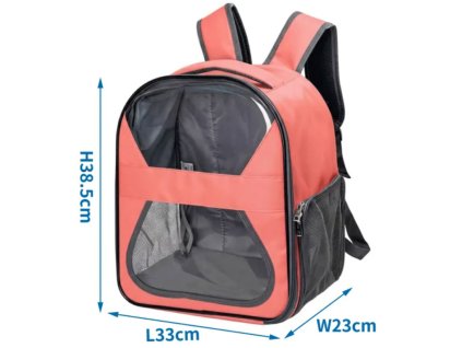 Nobleza cestovny ruksak cerveny 33x38x23cm
