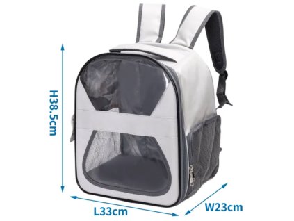 Nobleza cestovny ruksak sivy 33x38x23cm