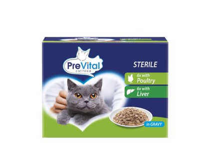 Prevital Fillet Sterilized in gravy 12x100g