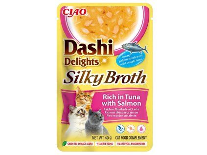 Inaba Cat Dashi Silky Broth Tuniak a losos 40g
